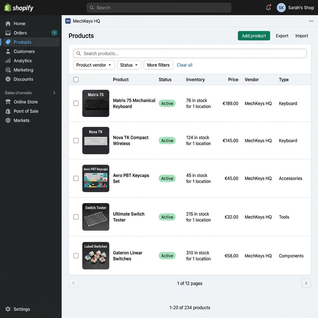 Conectare Magazin Shopify